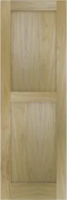 Flat  Panel  Williamsburg  Poplar  Shutters